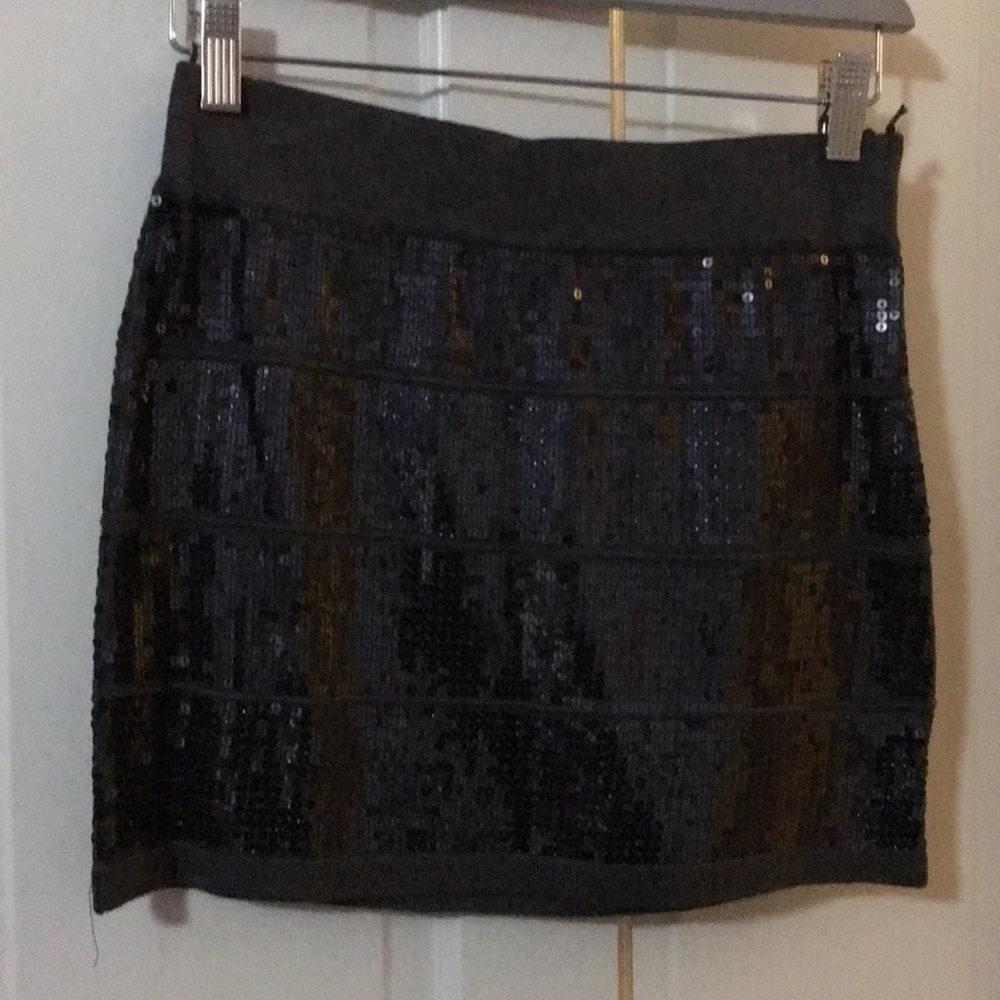 Sequin mini skirt